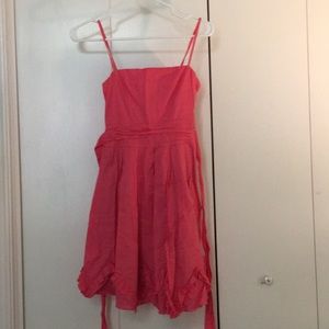 Coral dress